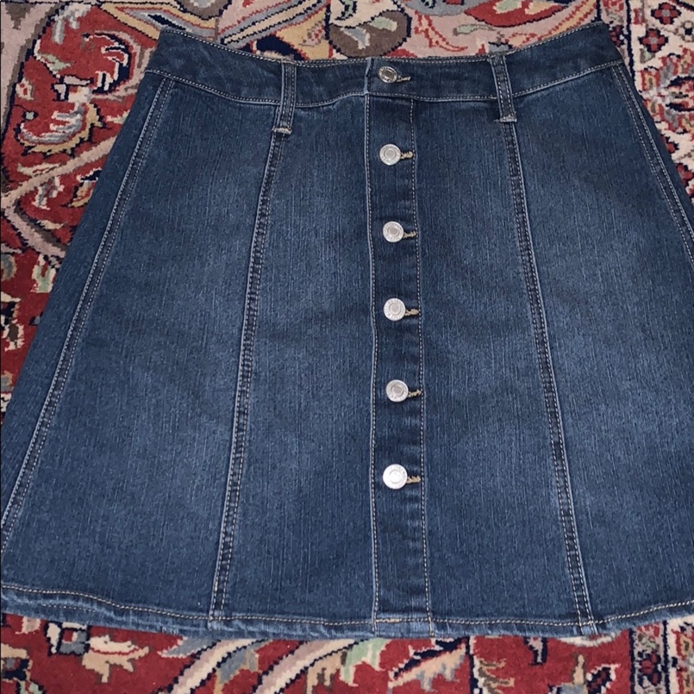 Mossimo Supply Co. Button Skirt